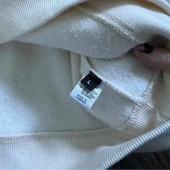 Judith March Rainbow Smiley Oversized Half Length Sweatshirt, Women’s L - Picture 4 of 8